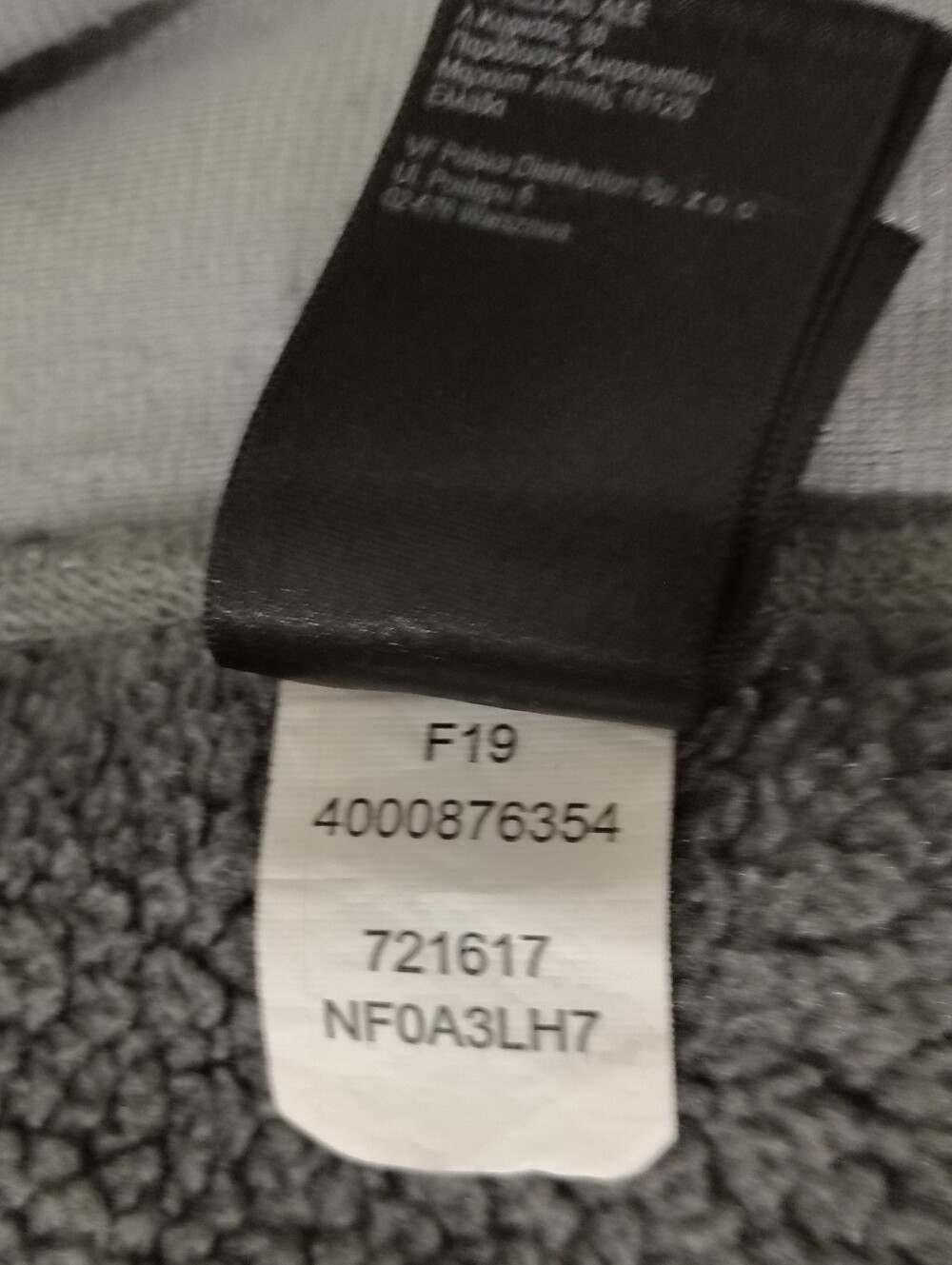The North Face Light Gray Men's Full-Zip Fleece Jacket. Size 2XL. - Picture 12 of 12